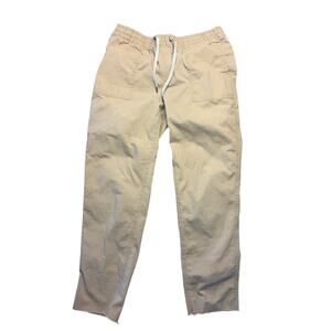 Vuori Ripstop Drawstring Jogger Pants Women's Medium Beige